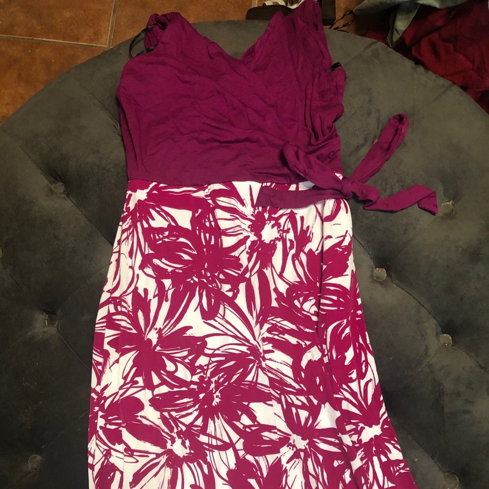 Crisscross maxi dress